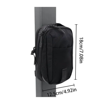 Magnetic Gym Water Bottle Bag Holder Portable Phone Sling Bag With Phone Pocket Built-in Magnet For Men Women Sports Fitness