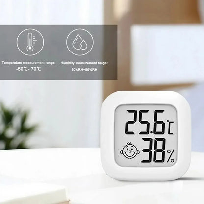 Digital Home Thermometer Hygrometer with Backlight for Indoor Temperature and Humidity Monitoring 1PC