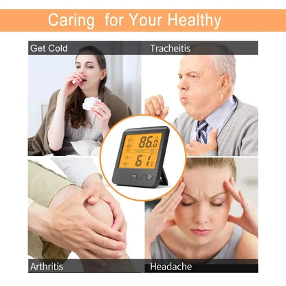 Digital Home Thermometer Hygrometer with Backlight for Indoor Temperature and Humidity Monitoring 1PC