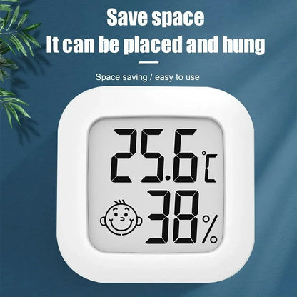 Digital Home Thermometer Hygrometer with Backlight for Indoor Temperature and Humidity Monitoring 1PC