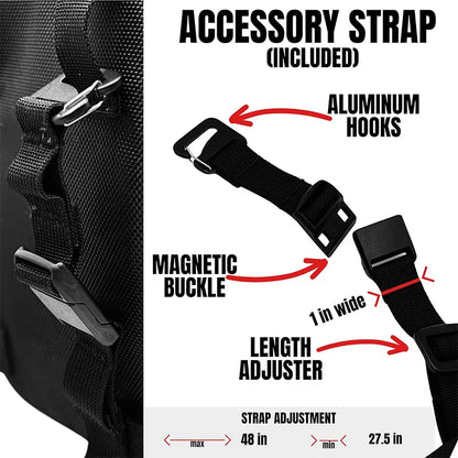 Magnetic Gym Water Bottle Bag Holder Portable Phone Sling Bag With Phone Pocket Built-in Magnet For Men Women Sports Fitness