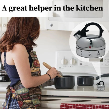 Household Minutes Mechanical Timer Novelty Countdown Cooking Clock Alarm Time Reminder Kitchen Gadgets Countdown Kitchen Bell