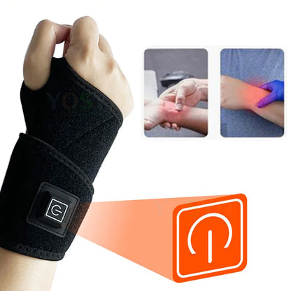 Heating Wrist Protector Sports Protection Breathable Support Sleeve Hand Joint Brace Tool Heat Health Care Device