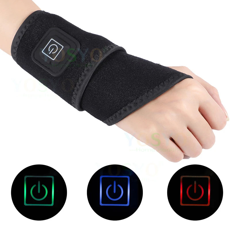 Heating Wrist Protector Sports Protection Breathable Support Sleeve Hand Joint Brace Tool Heat Health Care Device