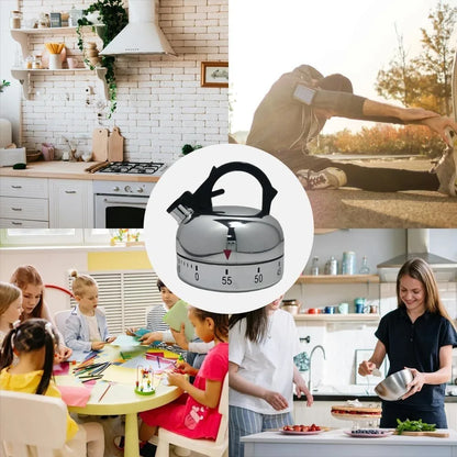 Household Minutes Mechanical Timer Novelty Countdown Cooking Clock Alarm Time Reminder Kitchen Gadgets Countdown Kitchen Bell